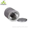 500ml round empty metal tins containers with lids